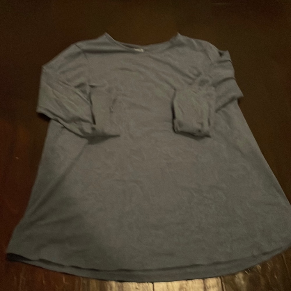 Pure Jill blue long sleeve top